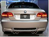  The most likely view you're going to have of the new BMW M3.