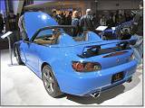  A Honda S2000 CR (club racer).  Who needs the aftermarket to put on a FnF wing?  Honda has generously included it as stock.