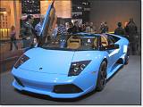  Next to a Murcielago LP640 convertible.  A 6.5 liter V-12 with 632bhp.  And intakes large enough to swallow chickens whole.