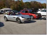  BMW Z8 with WRX in back.