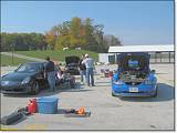  The RRC pit area.  Note Brian's dirty engine!