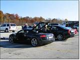  An Audi R8 and a Cadillac CTS-V.