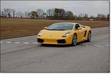  A Lambo.  On the track.  Really!